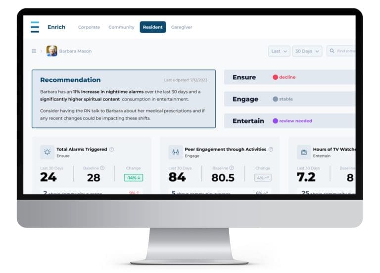 Enrich reporting on a desktop