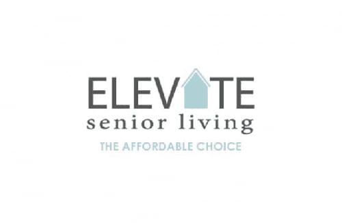 Elevate Senior Living logo with tagline The Affordable Choice.